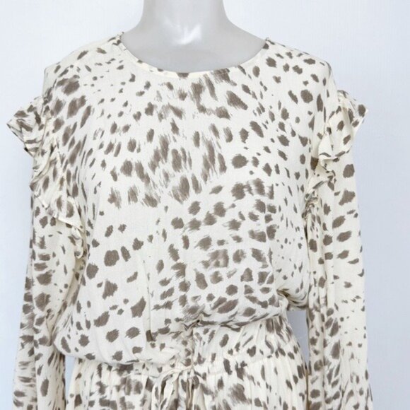 RAILS Ora Puma Animal Print summer Mini Dress Size M - Picture 9 of 13